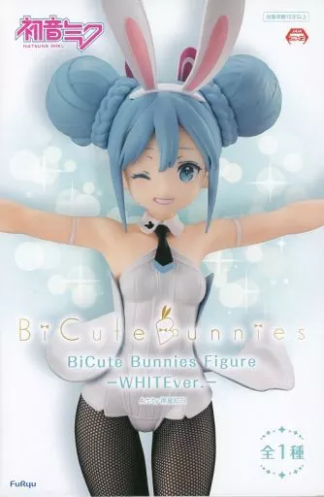 [SS] HATSUNE MIKU BiCute Bunnies Figure Hatsune Miku Wink WHITE Figure MISB (Mint)