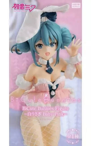 [SS] HATSUNE MIKU BiCute Bunnies Figure Hatsune Miku White Rabbit Baby Pink Figure MISB (Mint)