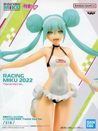 [SS] HATSUNE MIKU Racing Miku 2022: Tropical Maid Ver.Hatsune Miku Figure MISB (Mint)