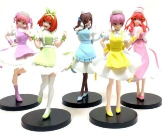 [AL] THE QUINTESSENTIAL QUINTUPLETS Kyunties All 5 complete Nurse Figure Loose (Mint)